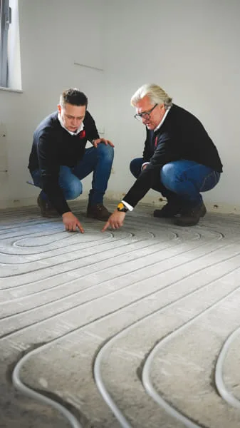 TD Heating controleert het vloerverwarmingssysteem tot in detail